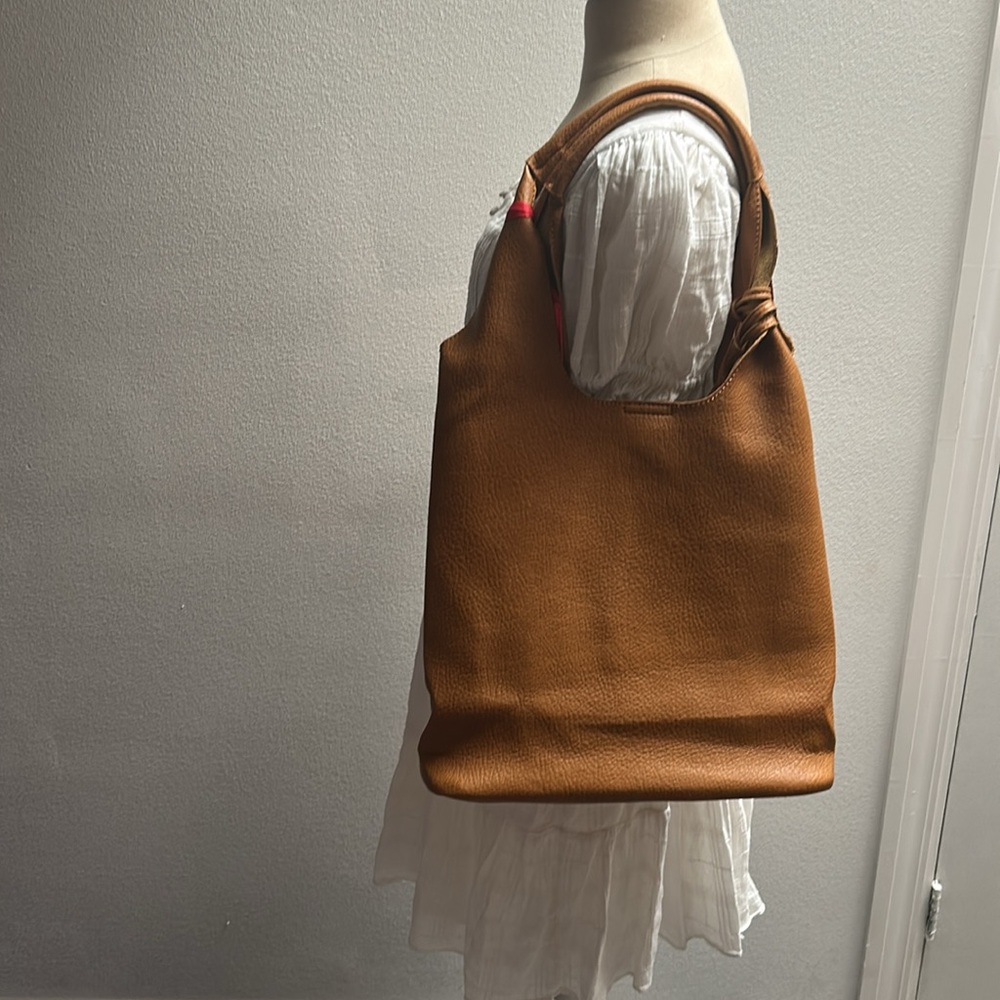 Montana West Tan Leather Boho Shoulder Bag
